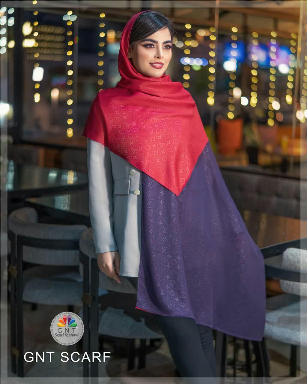 شال ژاکارد مدل ۲۰۹۵۱