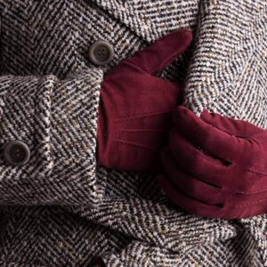 Front view of Tweed overcoat 1 بهترین پارچه های زمستانی 2022